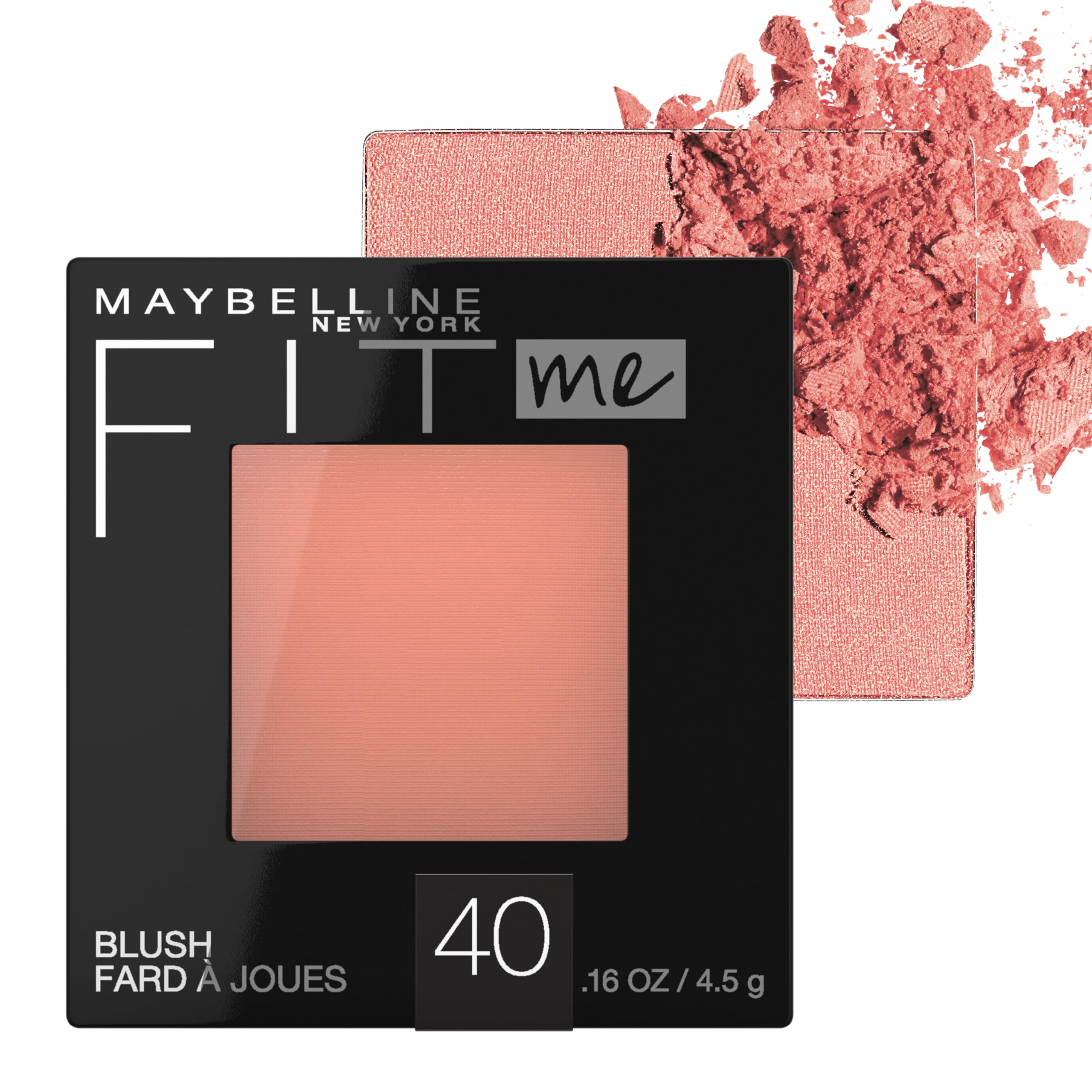 Maybelline Fit Me Blush, Lightweight, Smooth, Blendable, Long-lasting All-Day Face Enhancing Makeup Color, Pink, 1 Count